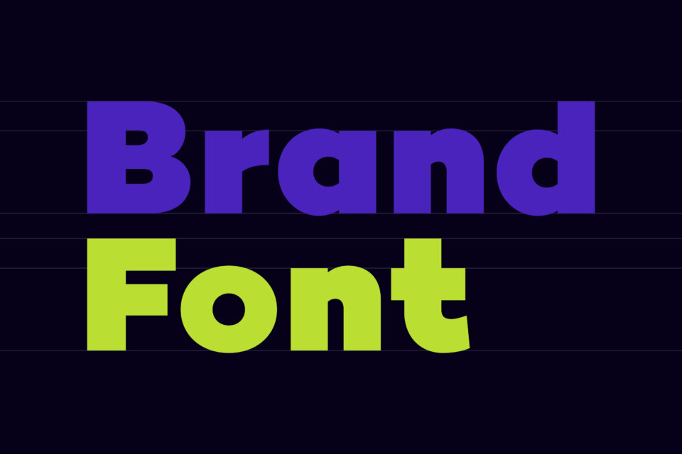 Brand Font & Markenschrift